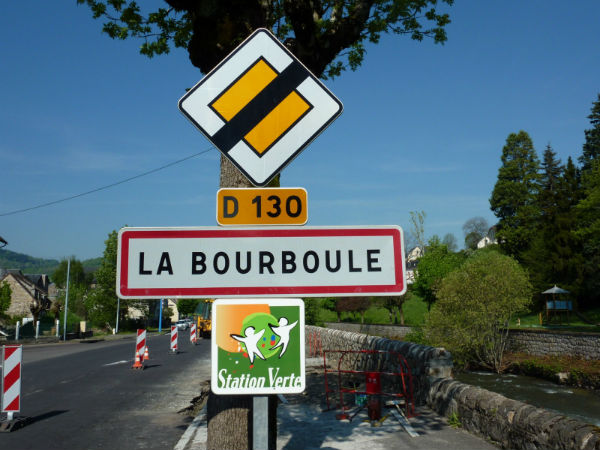 La Bourboule panneau
